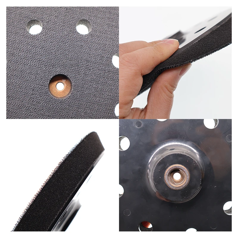 7 Inch 180MM Wall Polishing Pad Sanding Grinding Disc Sandpaper Sanding Pad  Pneumatic Sander Sandpaper Disk Walls Woodworking