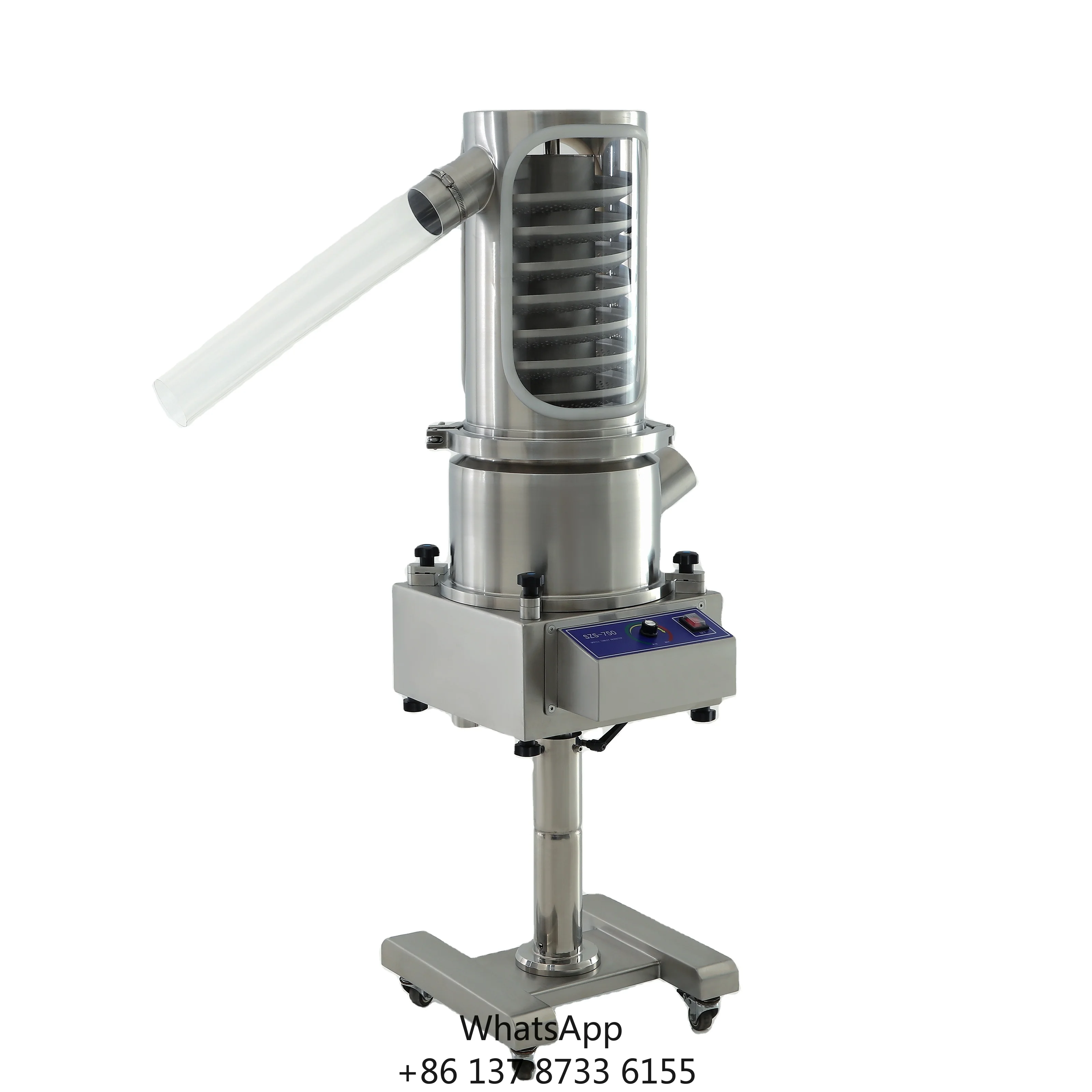 Visual Sealing Window Top Rotation Dust Collector Tablet Deduster Machine SZS750