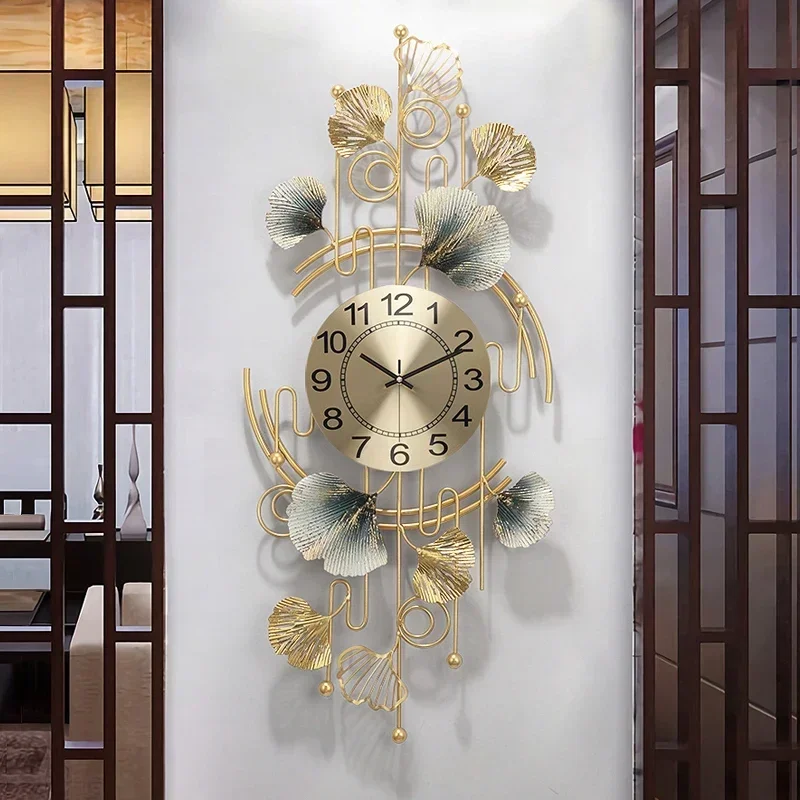 

Modern Metal Wall Clocks Large Art Mural Design Modern Design Nordic Minimalist Watch Mechanism Reloj De Pared Home Decoration