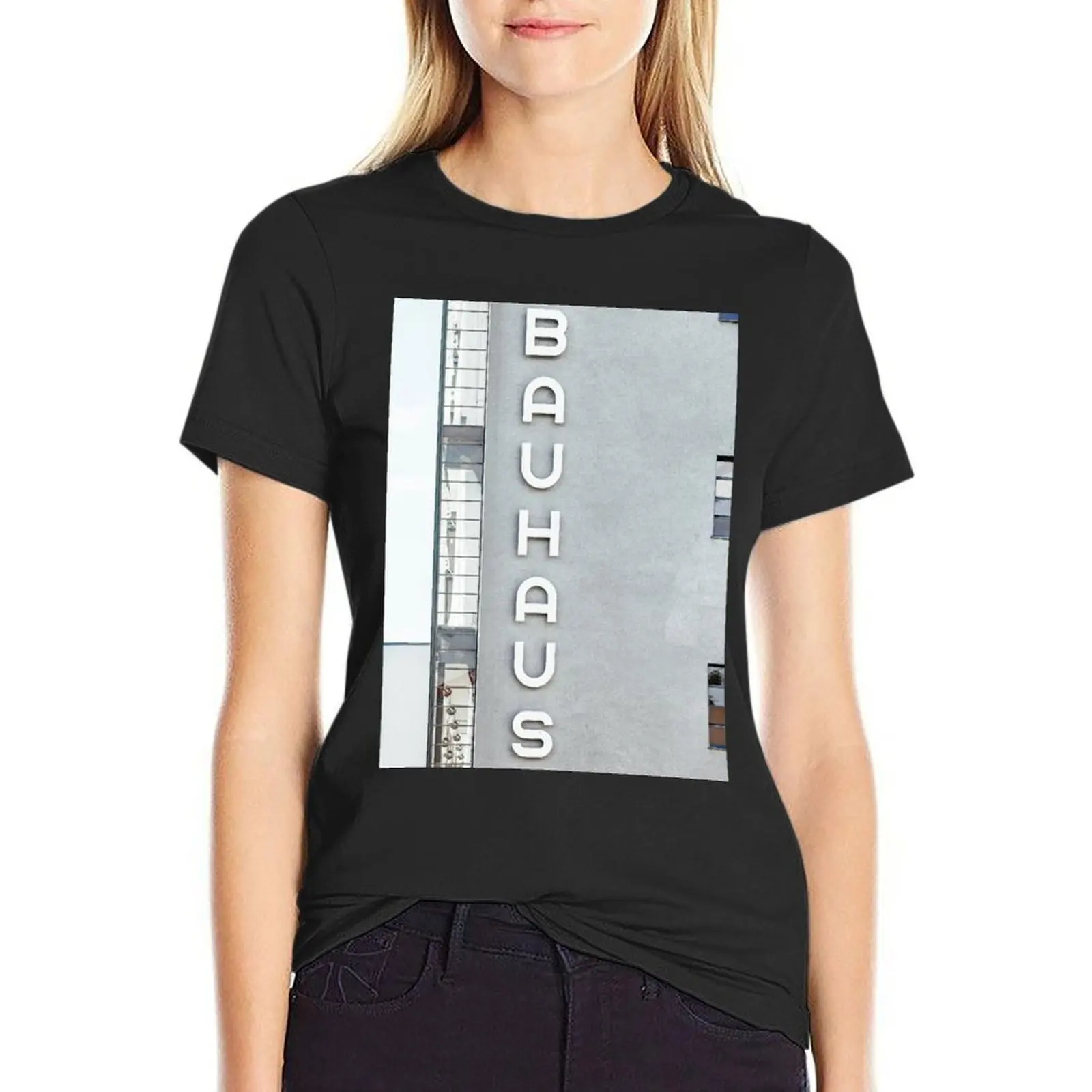 

Футболка Bauhaus, летняя одежда, одежда оверсайз для женщин