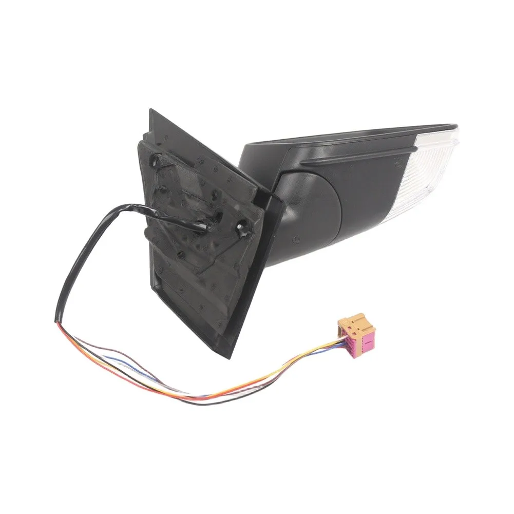 For POLO MK4 2005-2008 LHD Right Side Outside Mirror 6Q1857508P with Heated Glass Power Adjustment and Signal Light