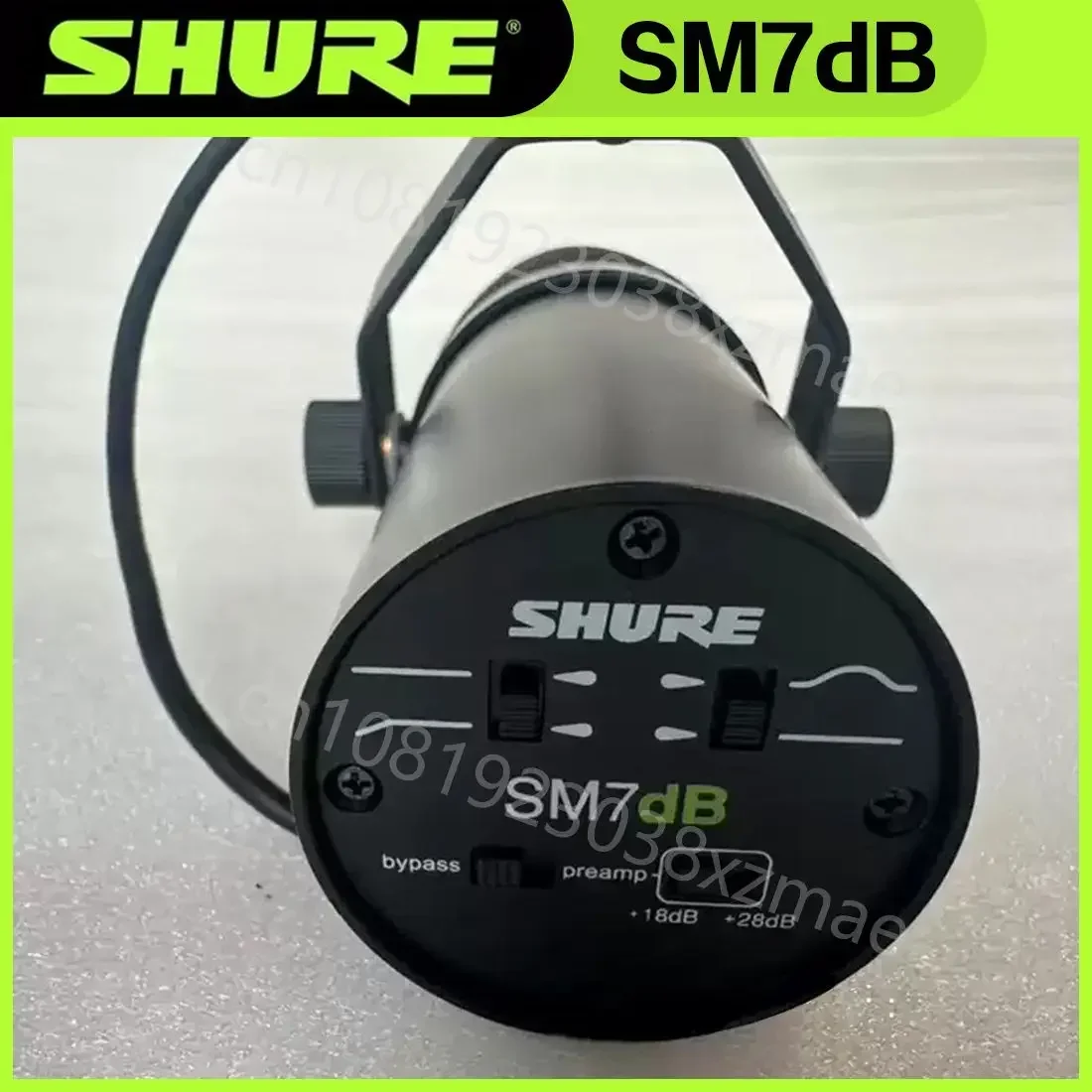 Shure SM7DB Dynamic Microphone with Built-in Preamp Sm7dB Studio Optional Response Microphone SM7B 7B for Live Stage Recordin