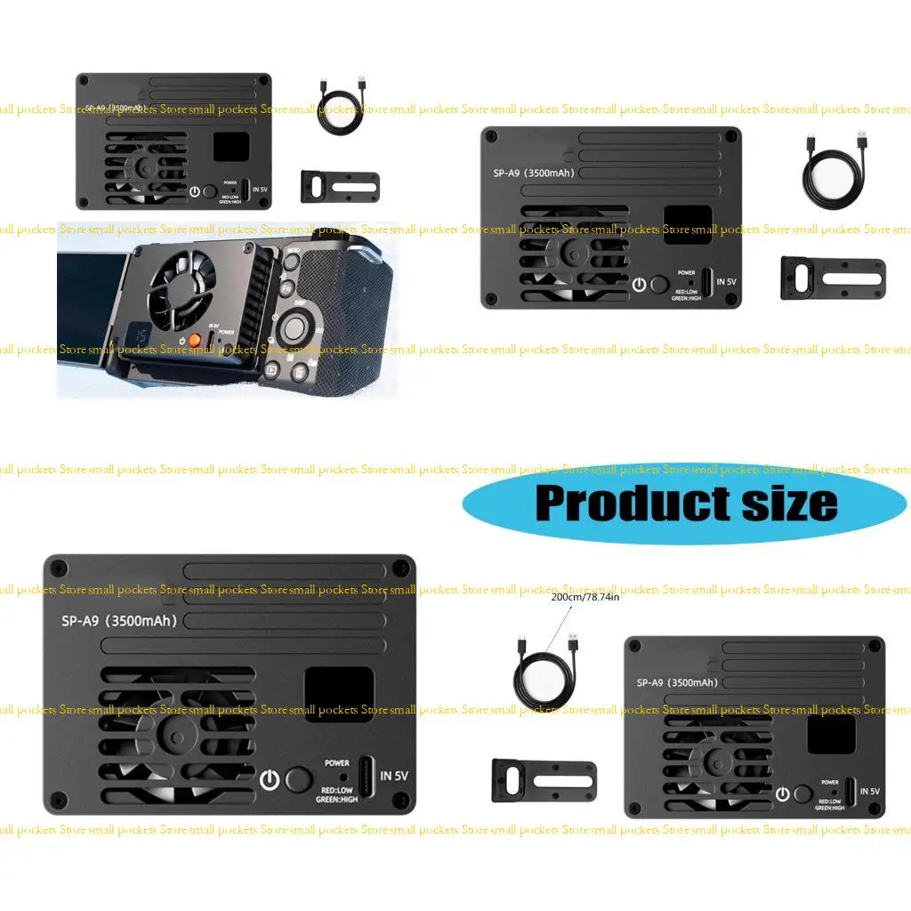 

R1WD Camera Cooling Fan Semiconductor Cooling Temperature Regulation