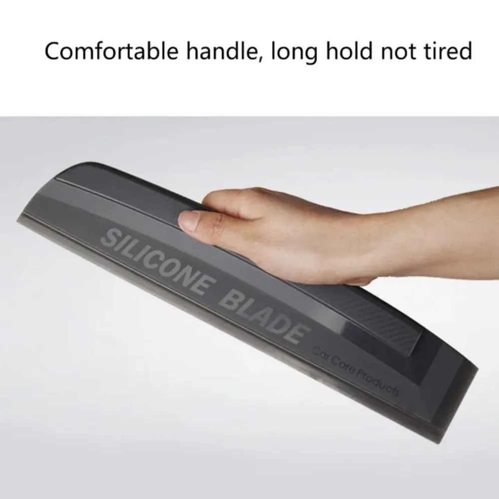 Soft Silicone Handy Squeegee Non-Scratch No Noise No Damage Paint Car Wrap Tools Supplies for Water Window Wiper Drying Blade