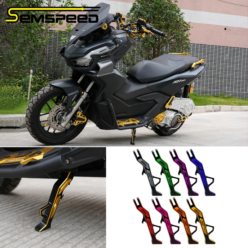 

SEMSPEED CNC Aluminium Alloy Motorcycles ADV 160 Standing Support For Honda ADV160 Side Stand 2024-2025 Year Moto Kickstand