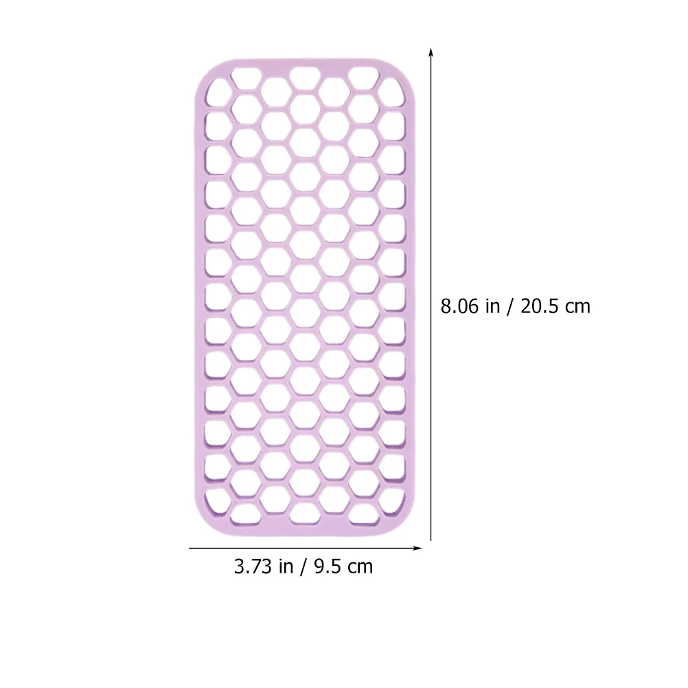 

2Pcs Heat Silicone Pad for Flat Iron Hair Straightener Curling Tools Non Slip Counter Curling W Holder Mat Salon Use