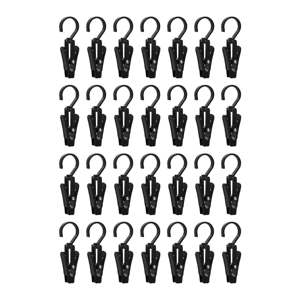 Multi-Purpose Hanging Shoe Clips For Closet Rod Space Saving Shoe Organizer Clips For Sandals Sneakers And Accessories