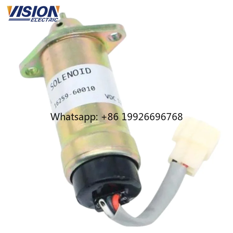 

Generator Genset Parts Engine Fuel Stop Solenoid Valve D1105 V1505 16259-60010