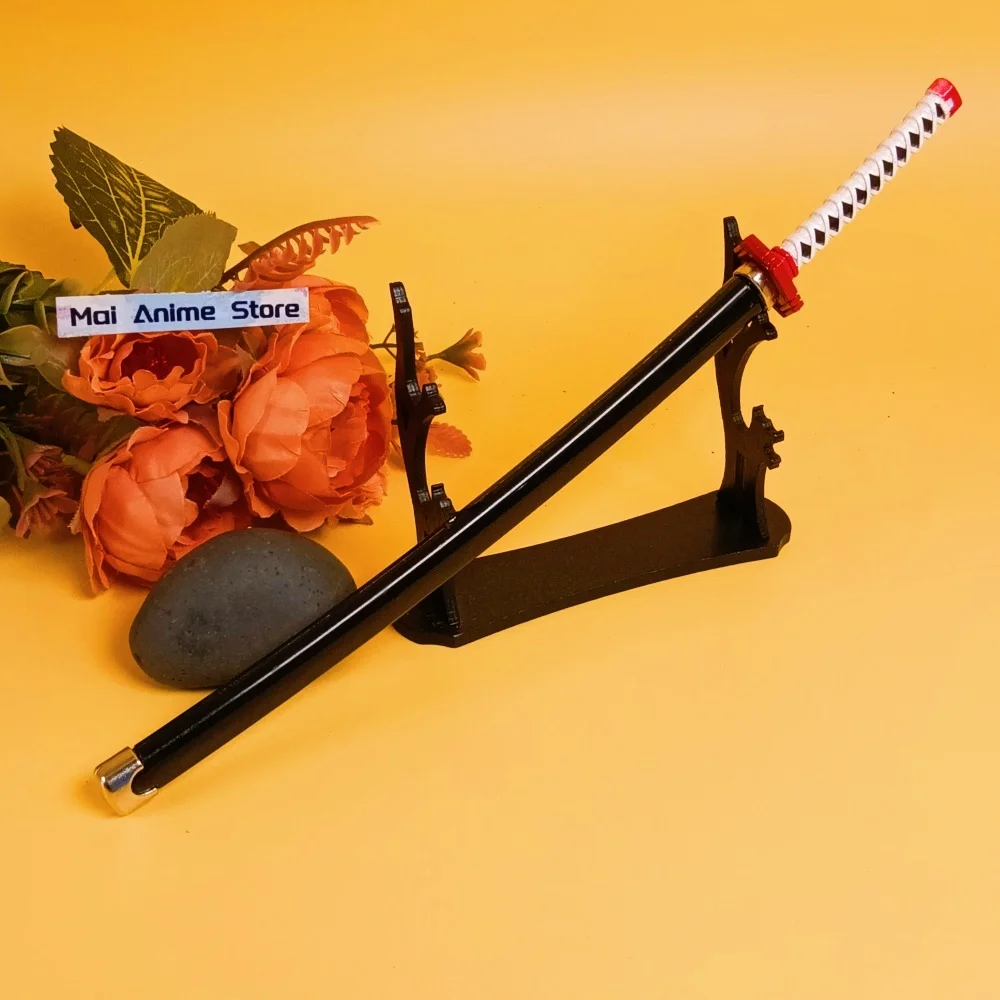 10 polegada katana anime mini estatueta de metal mini samurai sabre aço ninja faca espada tamanho real japonês katana brinquedo afiado presente