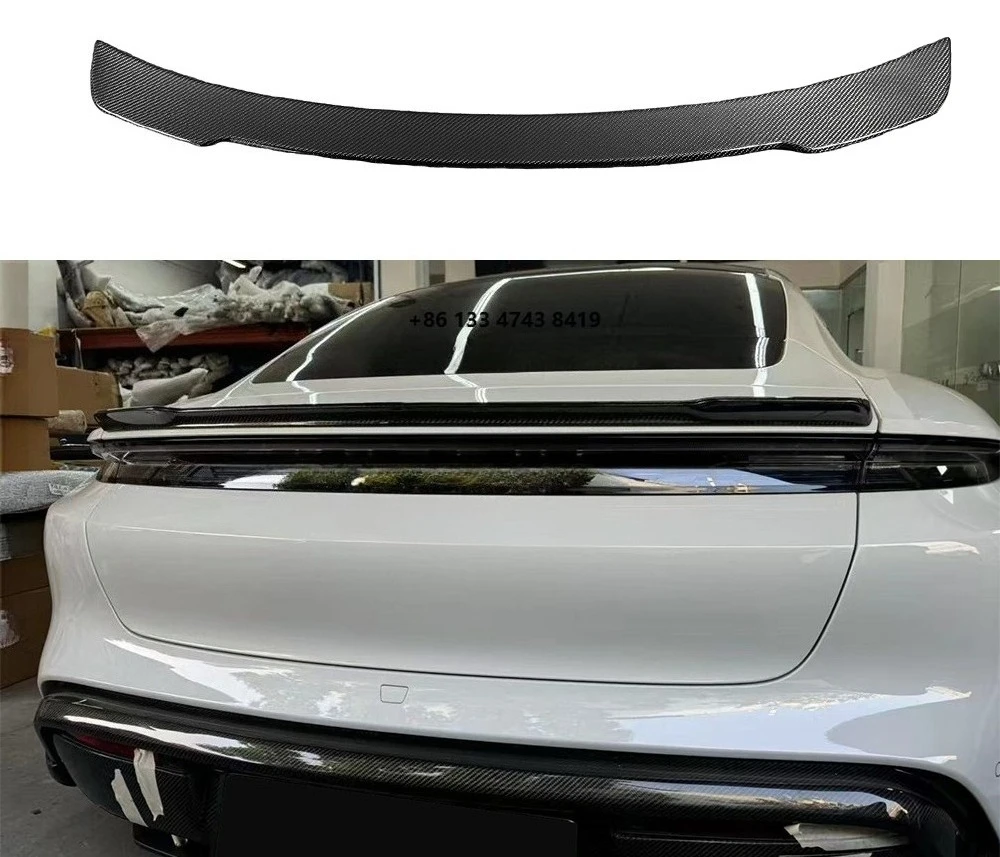 

Rear Carbon Fiber Bumper Luggage Spoiler Body Kit 2019–2023