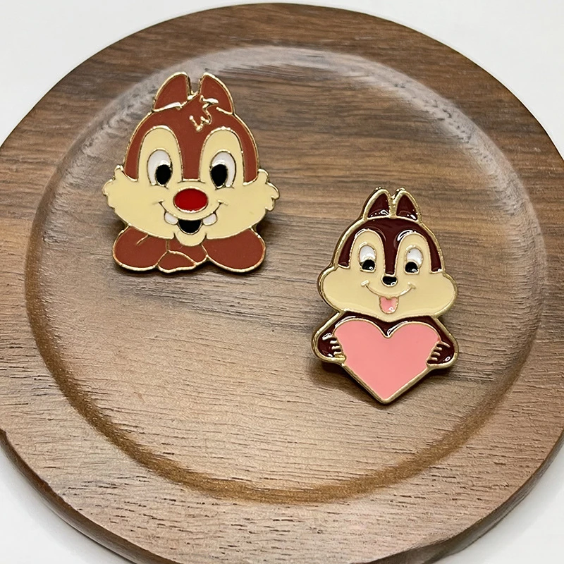 Disney Mickey Minnie Enamel Pin Cartoon Figure Spider Series Spider Man Iron Man Metal Badge Brooch Kawaii Jewelry Accessories