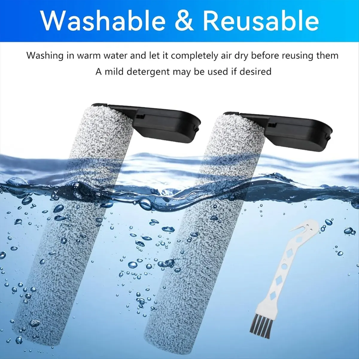 #76A Main Roller Brush for Roborock Vacuum Cleaner Replacement Parts,Roller Brush,(plastic)