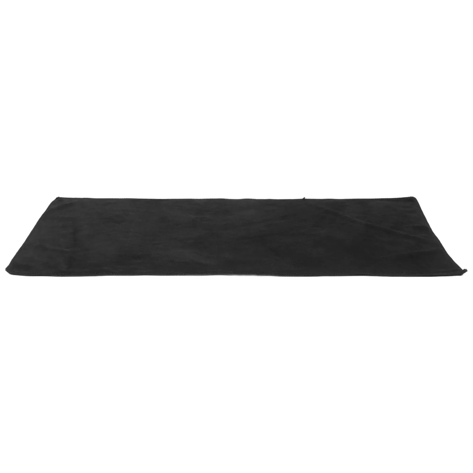 Black Dressing Table Cover Rectangle 23.6x12 Tabletop Protector Pad Easy Clean Spill Resistant Dining Room Bedroom Makeup