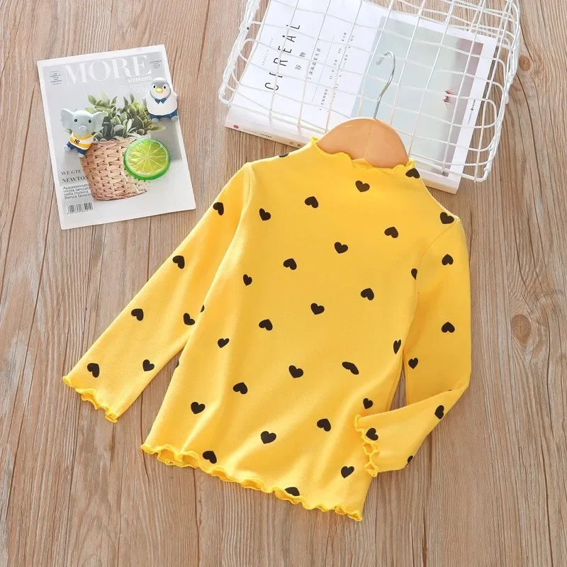 Fashion Clothes Casual Outfits Knit Girls Sweater baby Girls Lovely Heart Print Sweaters New Autumn Kids Baby Pattern Clothing