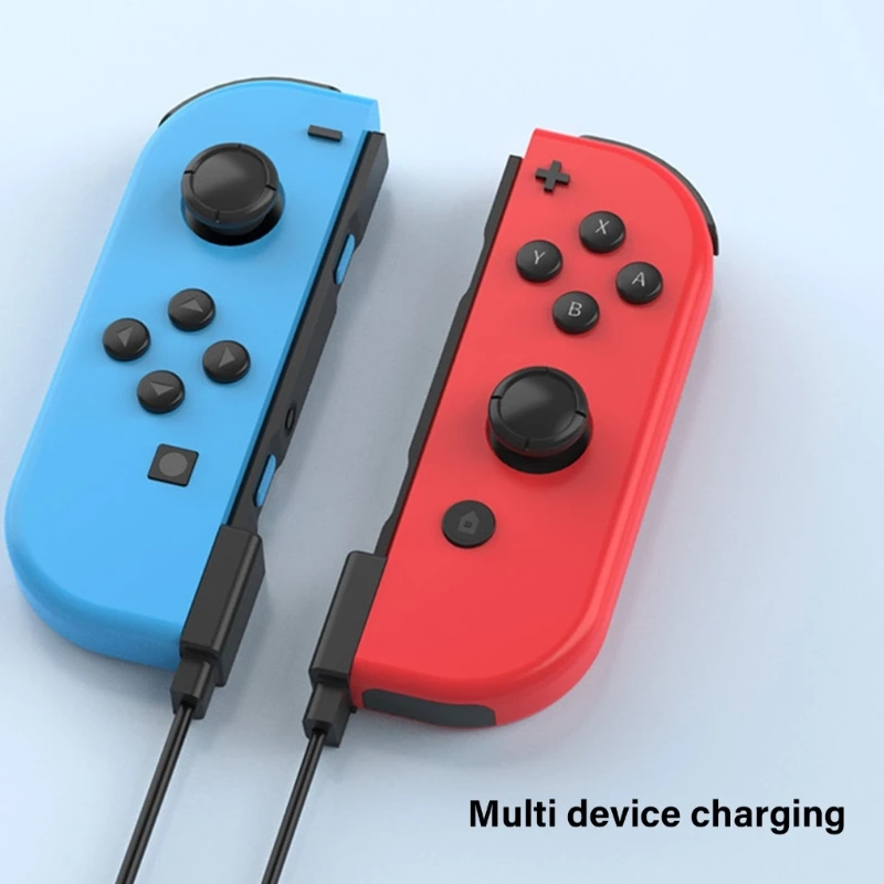 USB Charging CableFor Switch JoyCoN Controller Wireless Game Controller 2.5m Splitter Charger Cord Wire Controller Charging Cord