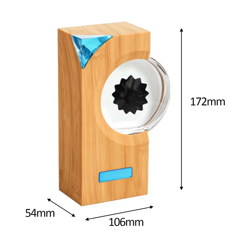 Ferrofluid الموسيقى إيقاع مصباح Ferrofluid المغناطيسي السائل لاقط المعدات البصرية الموسيقى لاقط سطح المكتب شريك الصوت