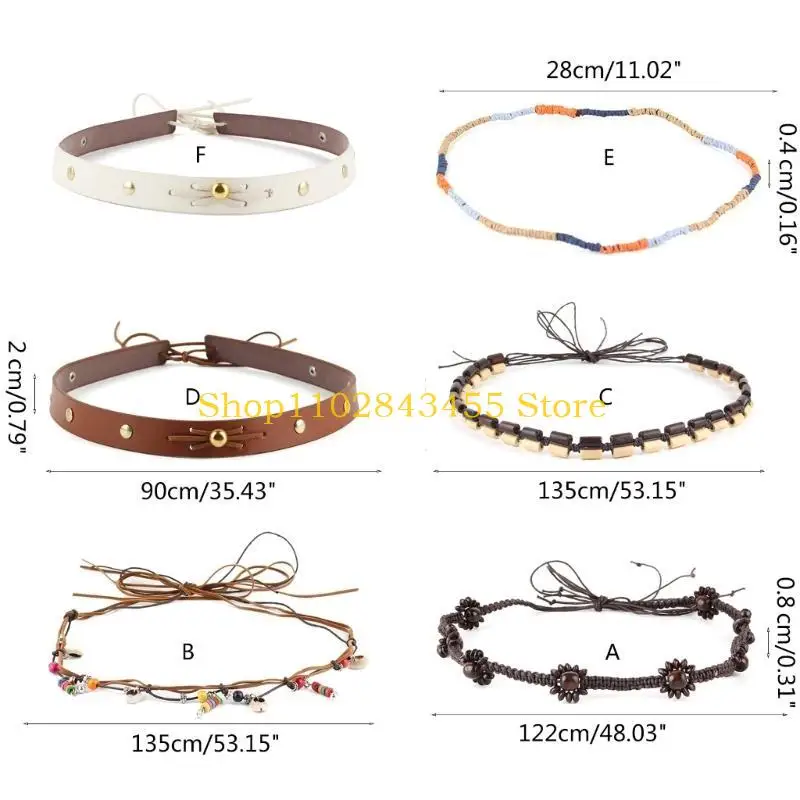 49MC Cowboy Hat Band Western Beaded Hatband Straw Hat Band Western Hat Belt Band Native American Hat Band Mexican Hat Band