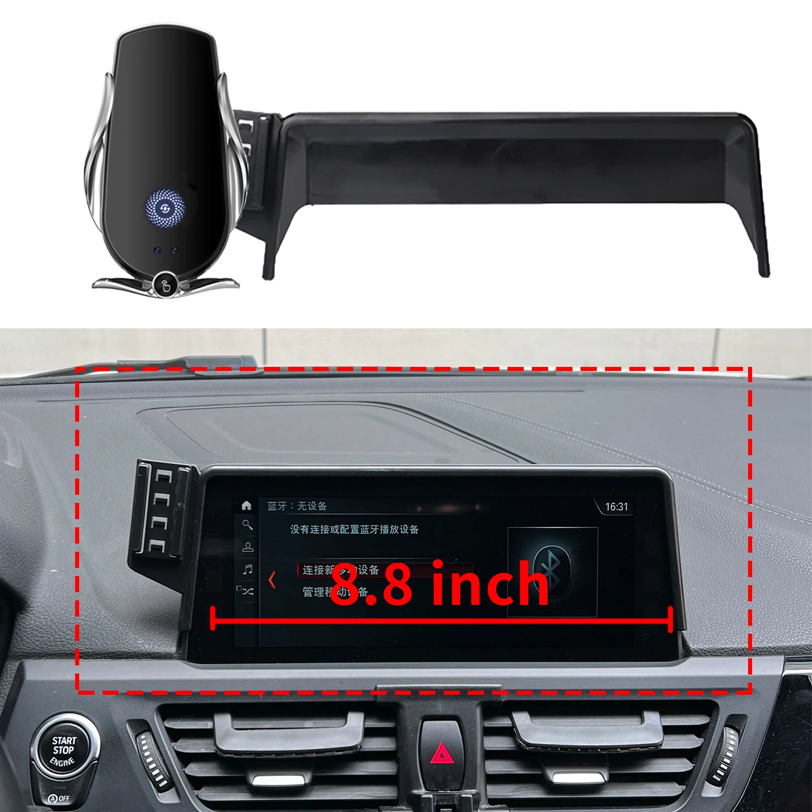 

fit for BMW 1 Series 2017 2018 2019-2021 F52 Anti-Shake Screen Base Phone Holder Mount Stand ​​ Dedicated Car​​ accessoires