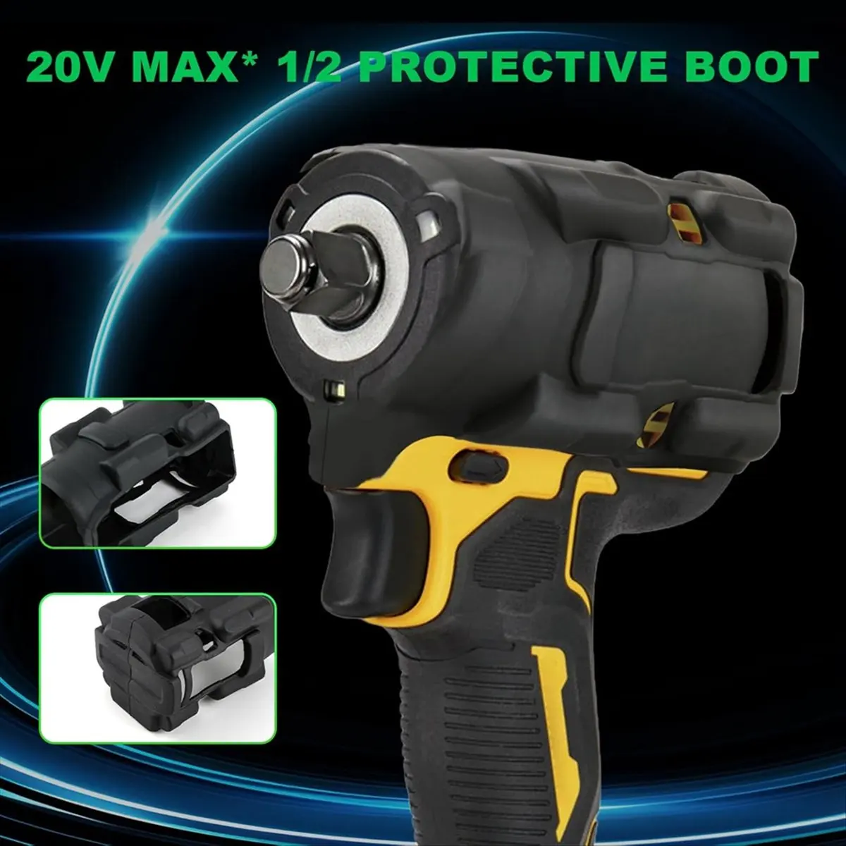 Impact Wrench Protective Boot for DCF921 DCF922 DCF923 Protective Rubber Boot Power Tool Replacement Parts