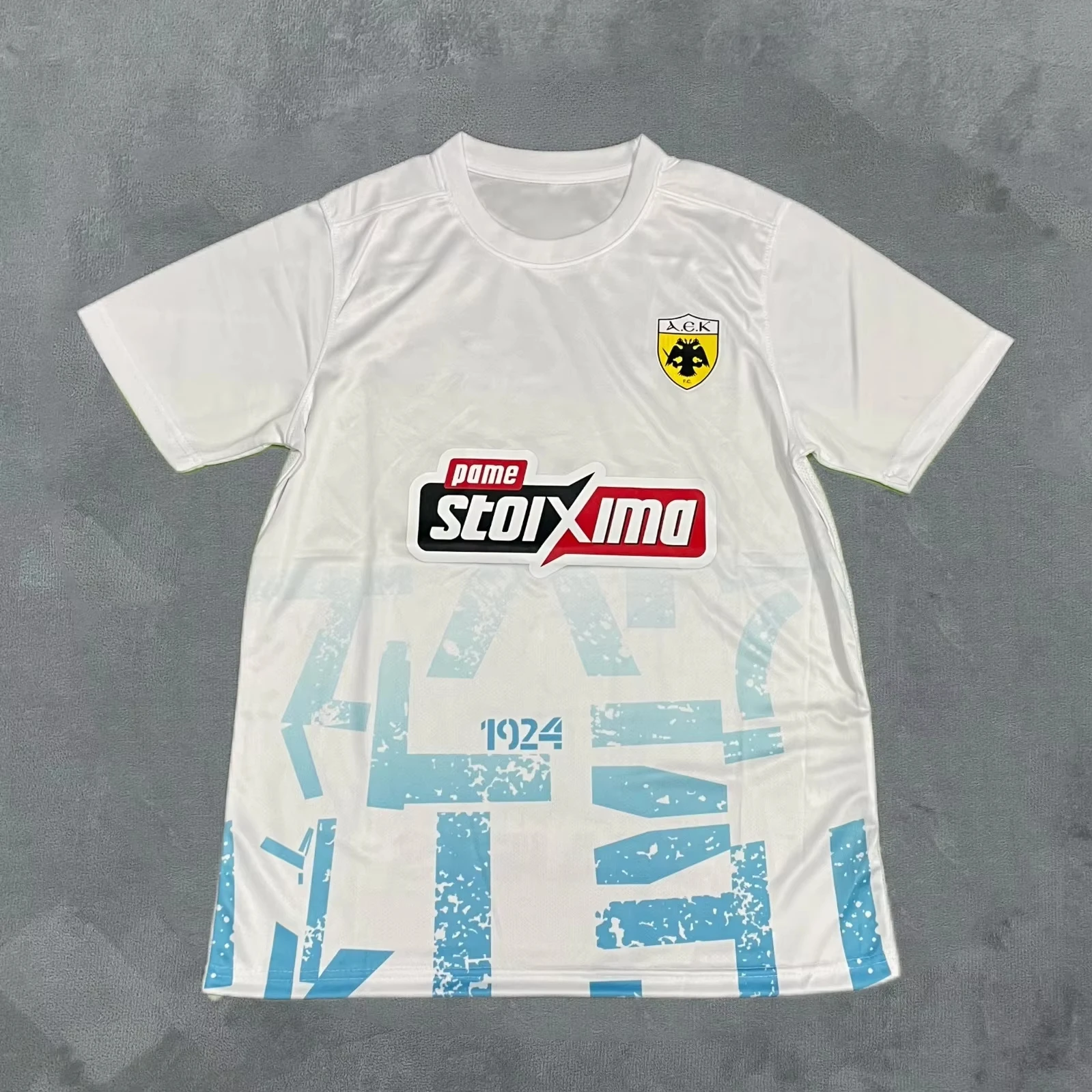 2026-2027 New AEK Athens Men's Jersey 3D Printed Y2K Summer Casual Quick Drying T-shirt, Suitable for Daily and Training Wear