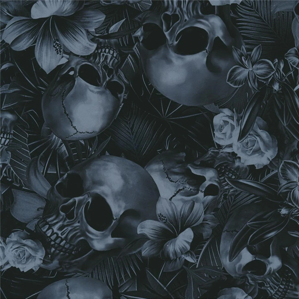 

20M Length Skull hologram water transfer 50CM Width water trasnfer printing WDF0058B