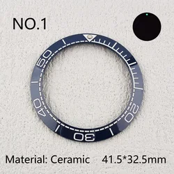 41.5mm*32.5mm Watch Ring Ceramic Bezel Insert Ring for SUB Seamaster Watch 44mm Case Watch Accessories Hippocampus watch