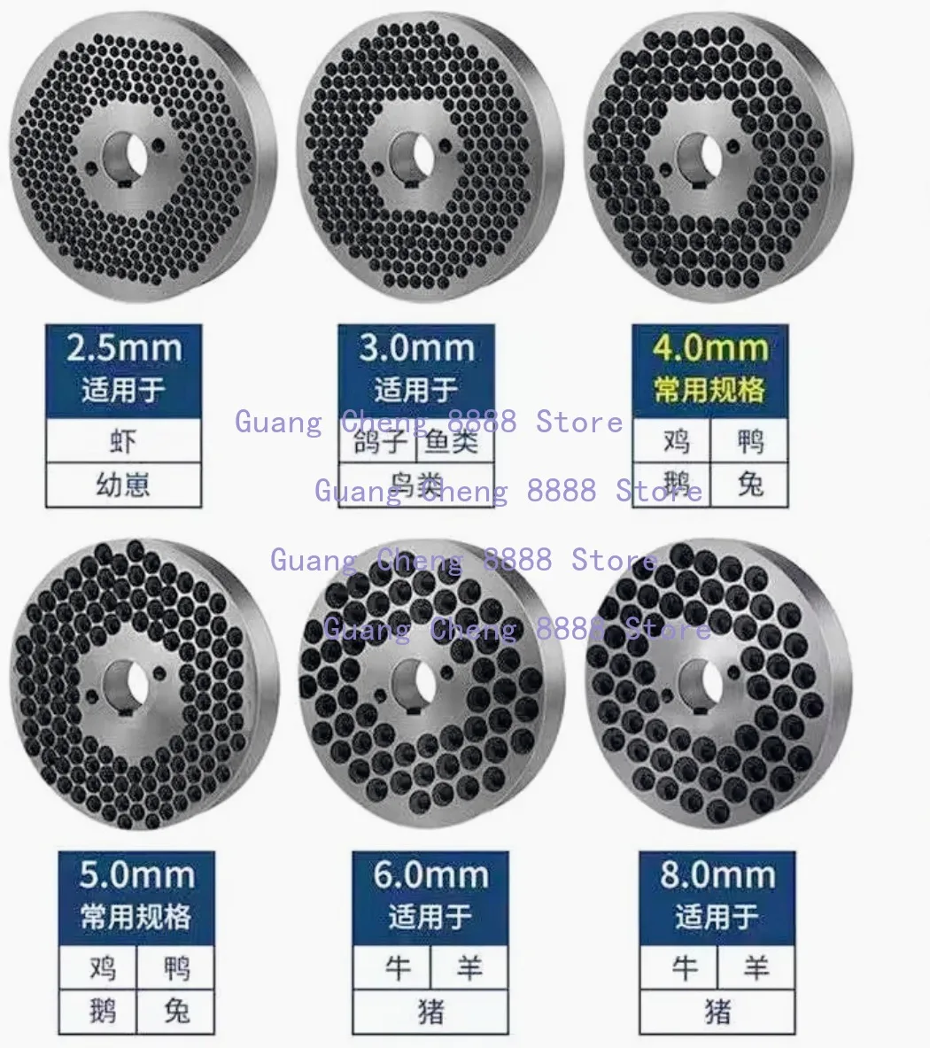 120/125/150/160/180 Pressure Plate Disc Feed Pellet Grinding Disc Granule Machine Grinding Plate Template of Feed Granulator 1PC