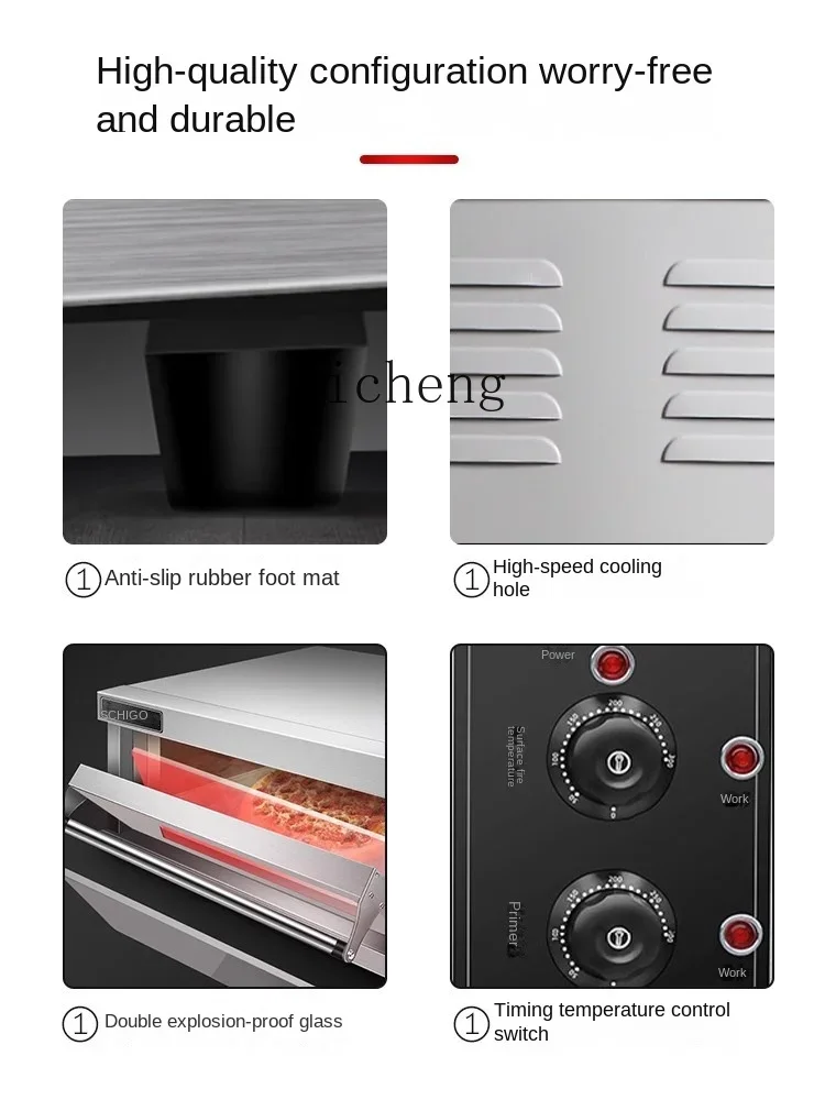 XL Oven Commercial One-Layer Two-Plate Large Baking Oven Gas Electric Oven