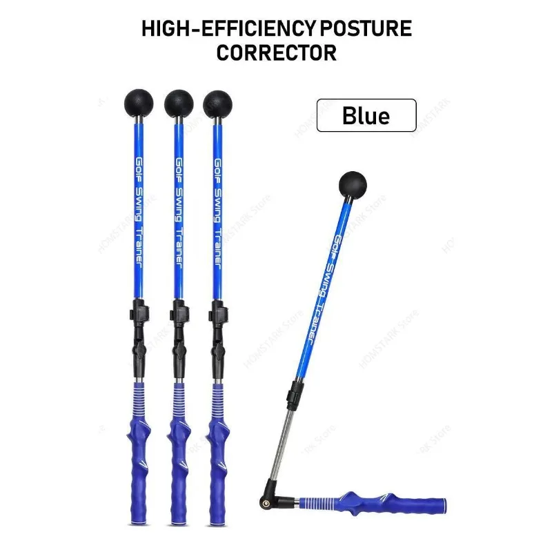New Foldable Golf Swing Trainer, Posture Correction Stick, Training Aid For Beginner Indoor Outdoor Golf Practice