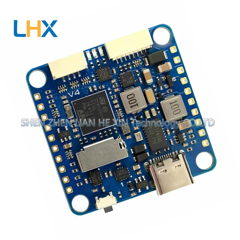 H743-SLIM V4 unmanned aerial vehicle flight control system incorporates an OSD barometer from ArduPilot/BF/INAV in stock