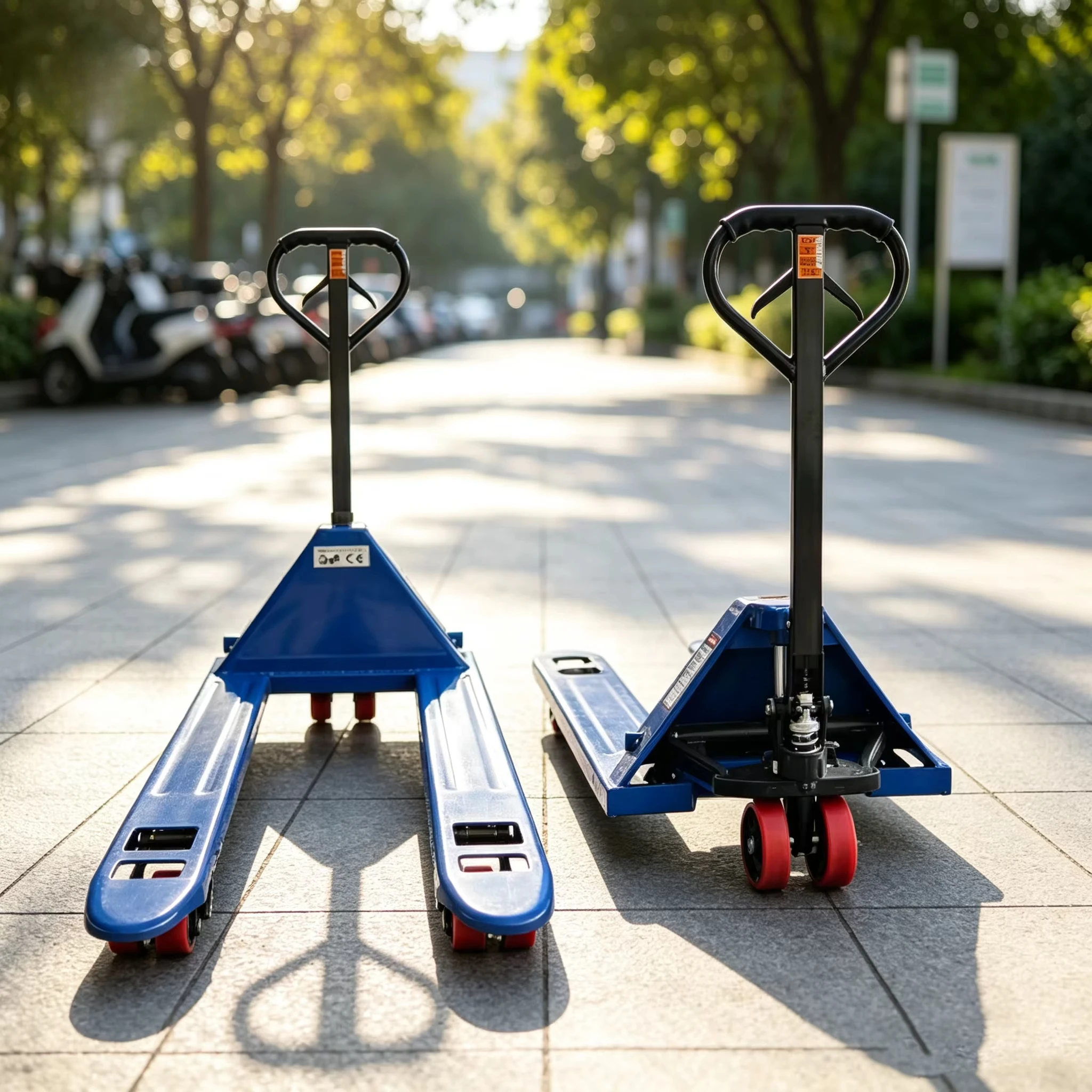 Customized High Quality 3000kg Hydraulic Hand Pallet Truck Slow Lowering Hand Control Nylon/Rubber/PU Wheels for Material