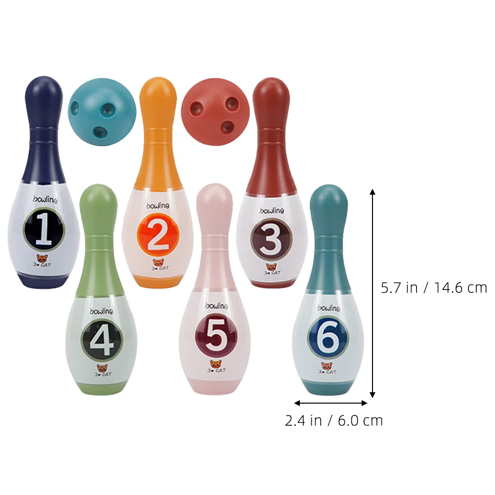 1 Set Bowling Toys Kids Indoor Sports Toys Children Bowling Pin Bowling Balls Games bowling pin for kids