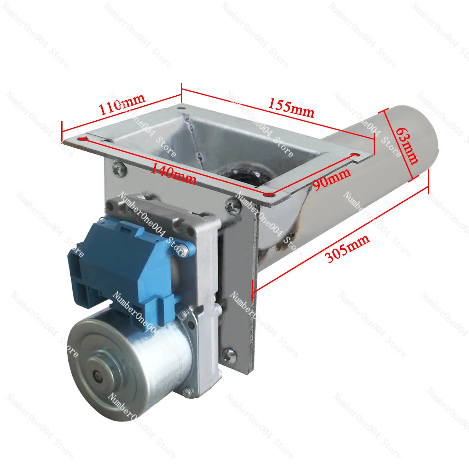 Pellet Oven  Kachel Accessoires Overbrengen Van Granulaire of Poederachtige Materialen Transportsysteem Motor 220V 25W 2rpm