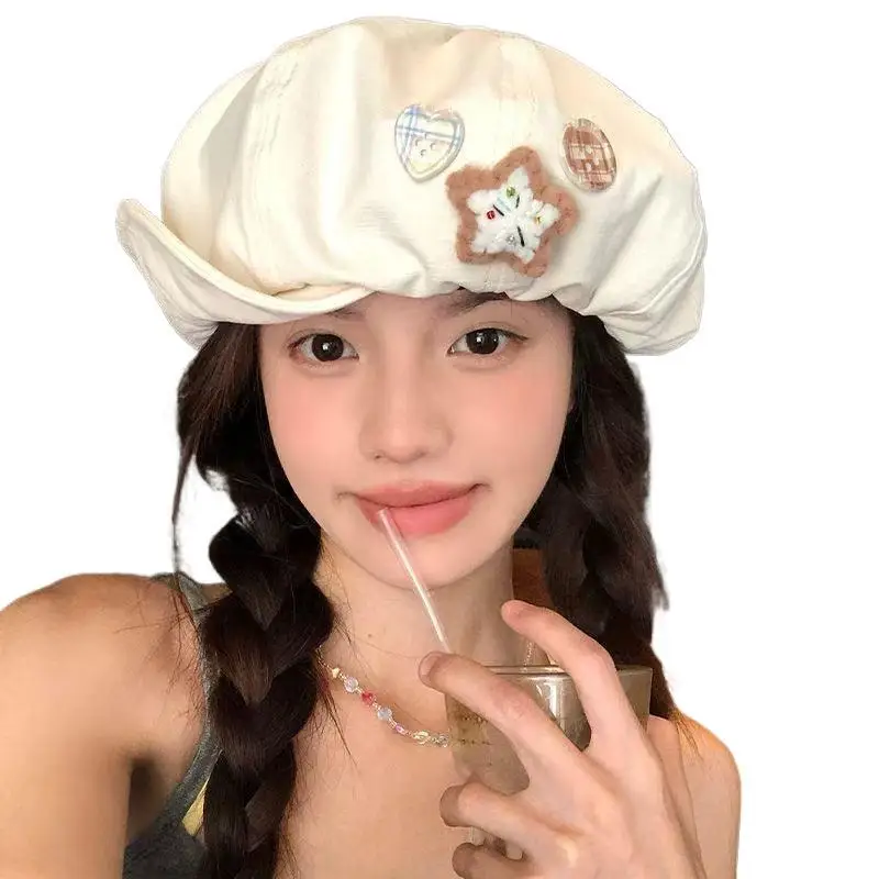 بنما أربعة مواسم السيدات لطيف الرجعية مثمنة قبعة تنوعا بطة اللسان الرسام قبعة