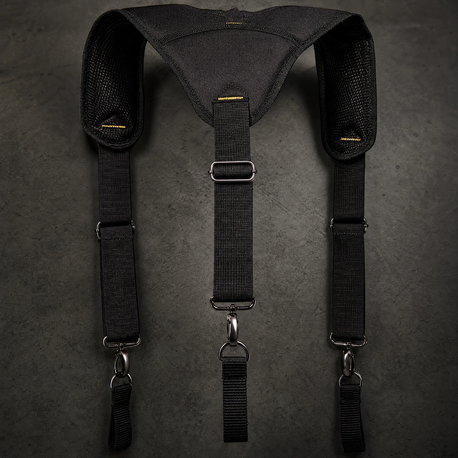 Y-Shaped Work Harness Long-Lasting Oxford Cloth Tool Harness Hands-Complimentary Slim for Trades Workers, Woodworking, Masonry