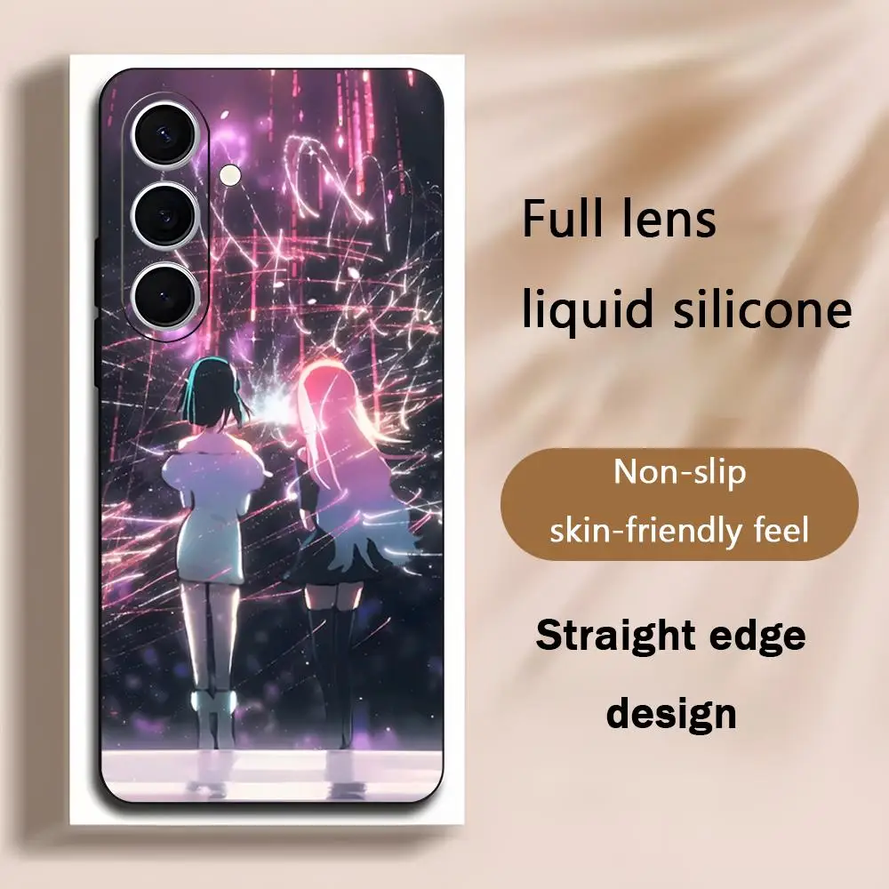 Hot Alienstage Anime Phone Case For Samsung Galaxy S26 S25 S24 S23 S22 S21 Plus Ultra Note20 Soft Black