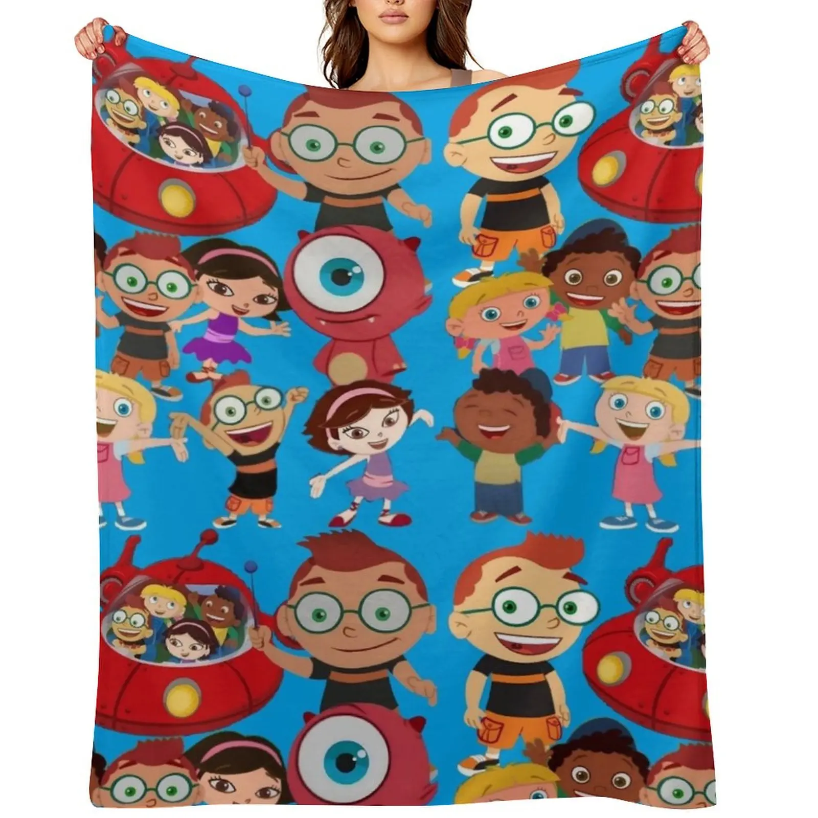 

little einsteinslittle einsteinslittle einsteinslittle einsteins Throw Blanket Stuffeds Plaid Blankets