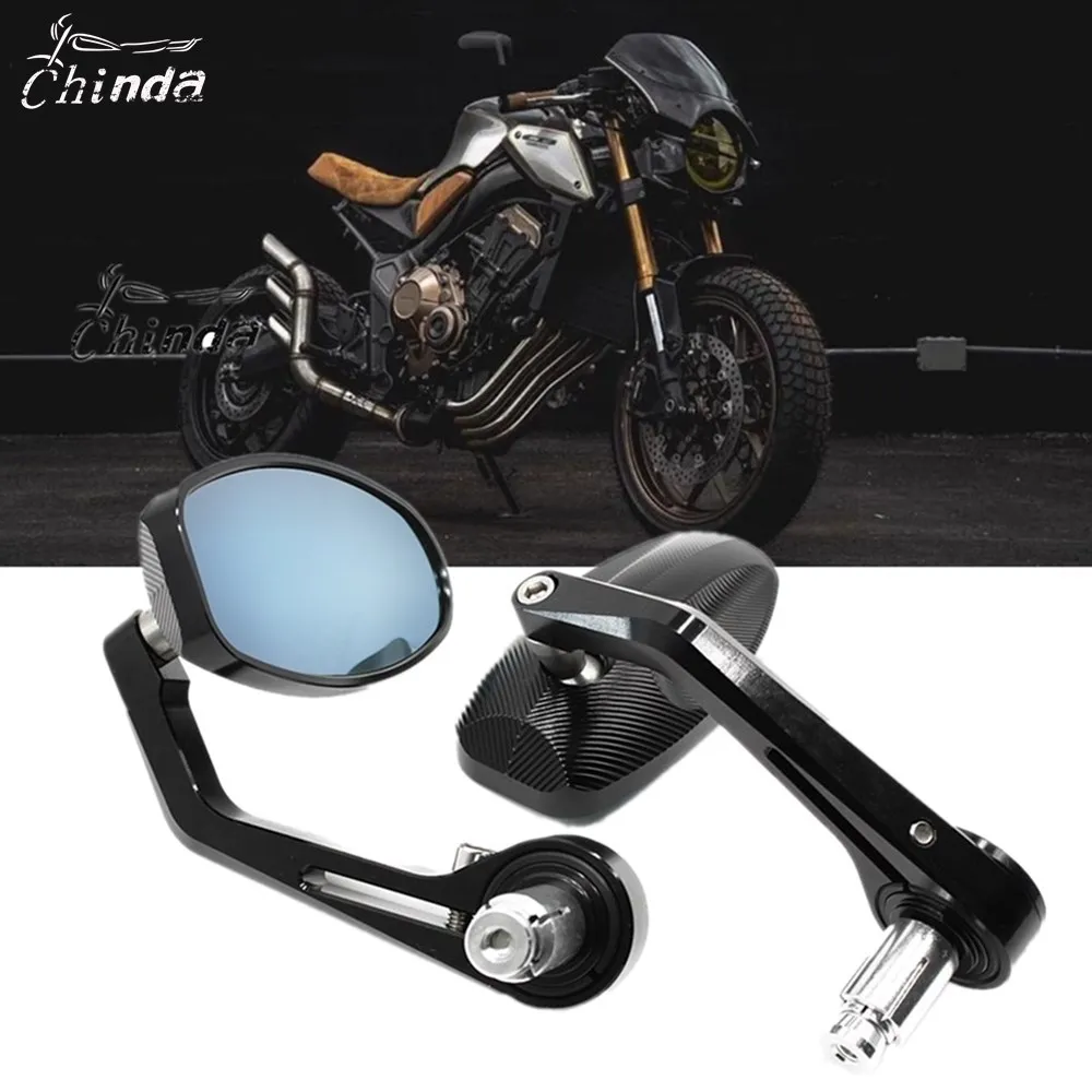 

Motorcycle Handlebar Rear View Mirror CNC aluminum Rear View Mirror For Honda CB650R CBR650R CB1000R CBR1000RR 2023 2024 2025