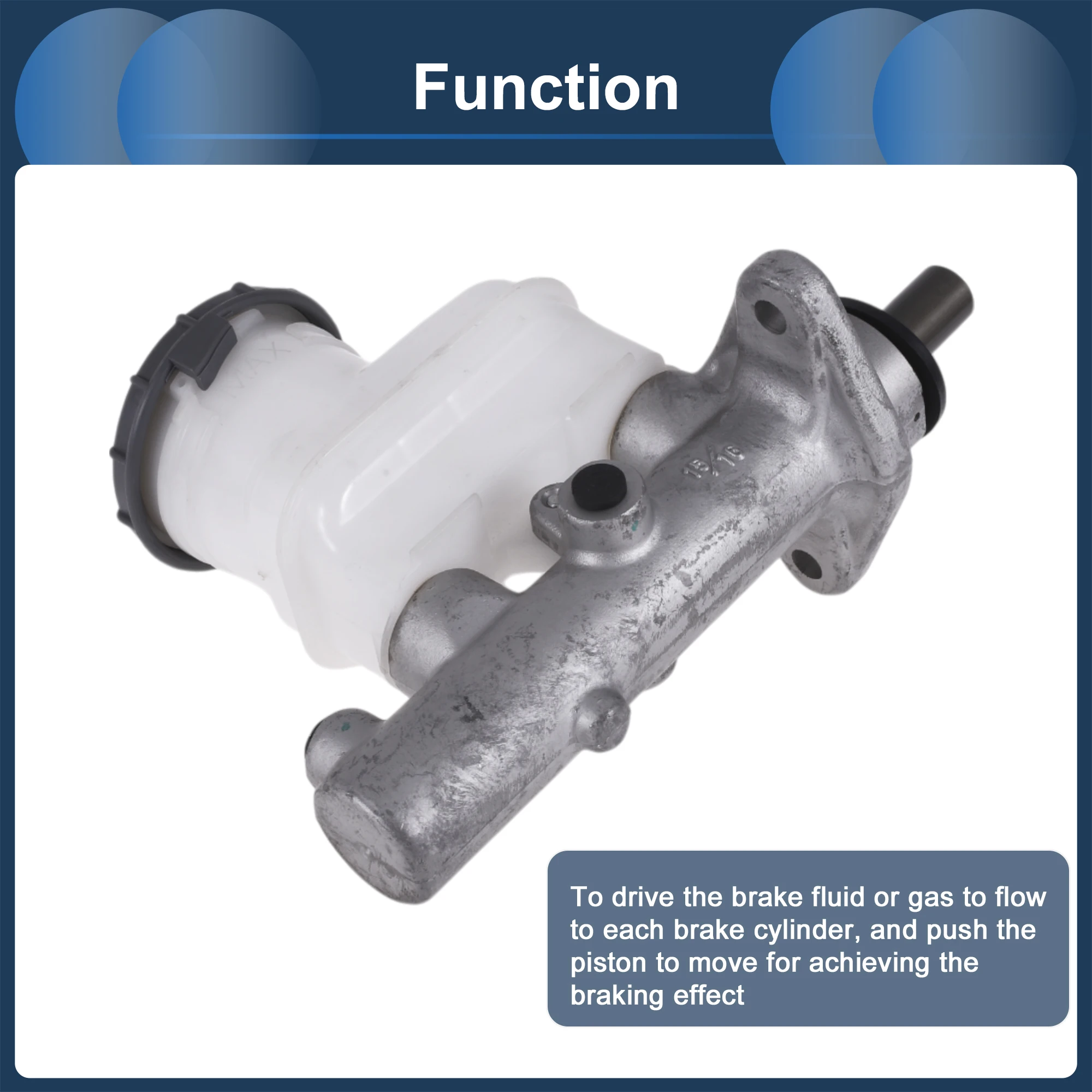 

Главный тормозной цилиндр UXCELL с резервуаром No 46100S10A51 для Honda CR-V 1998 г., пластик из алюминиевого сплава, 1 шт.