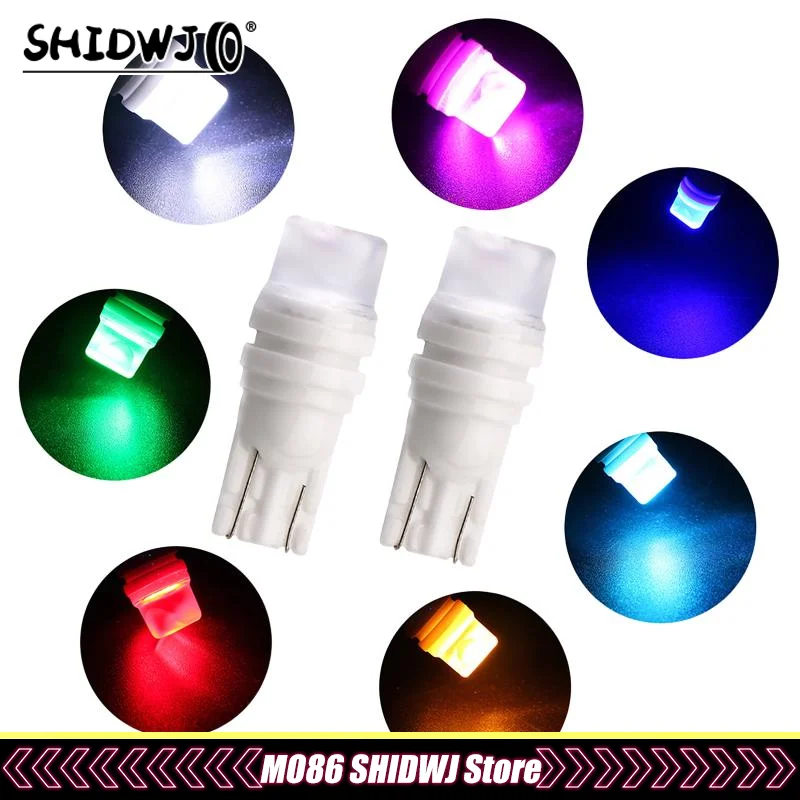 

10 шт. светодиодных ламп T10 194 168 для габаритных огней, противотуманных фар, ходовых огней, задних фонарей, стояночных огней, сигнальных ламп