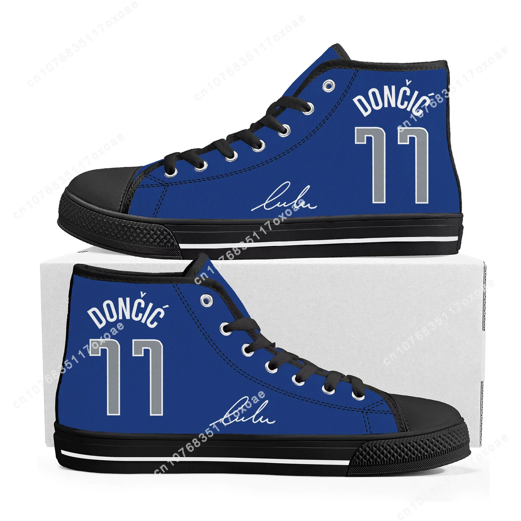 Dallas basketball High Top Sneakers Mens Womens Teenager High Quality Luka Doncic NO 77 Canvas Sneaker Shoe Custom Shoes