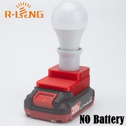 5W LED Work Light Work E27 Bulb For Bauer 20V Series Lithium Battery Indoor and outdoor Emergency Lamp (NO Battery )