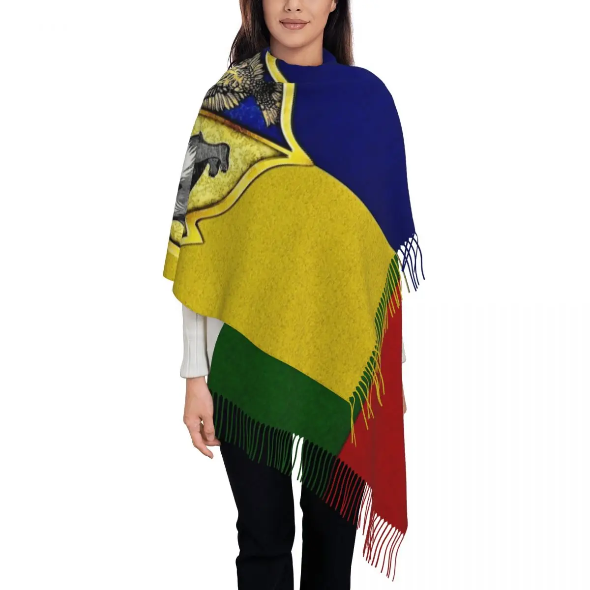 

Custom Ladies Long H-Harrys Movie Scarves Women Winter Fall Thick Warm Tassel Shawl Wrap Scarf