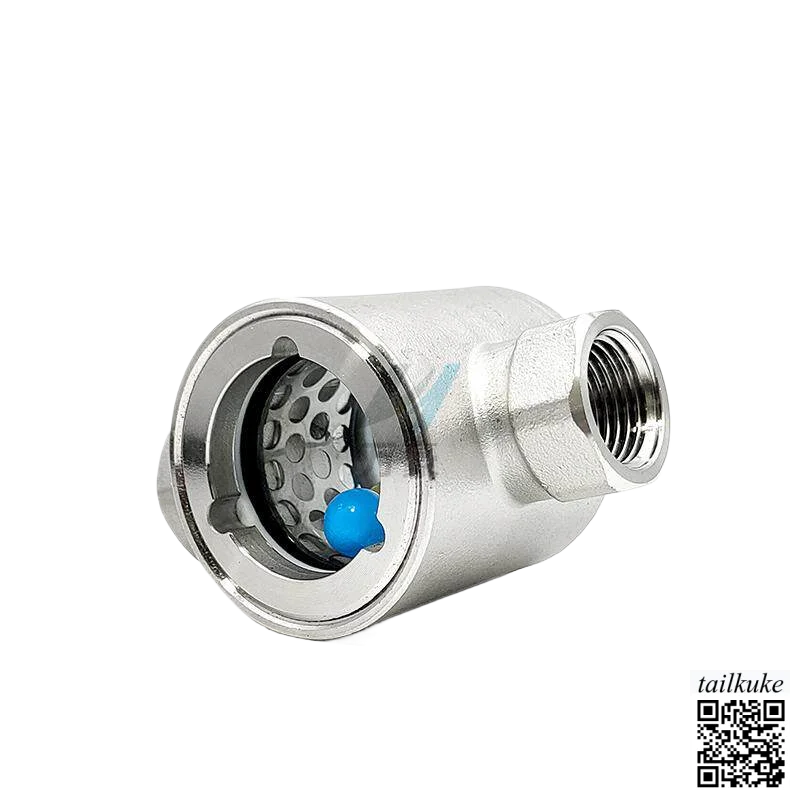 Stainless Steel Concentric Float Water Flow Indicator SG-FQ11-02 Internal Thread Straight-Through Jumping Float Pipe Sight Glass