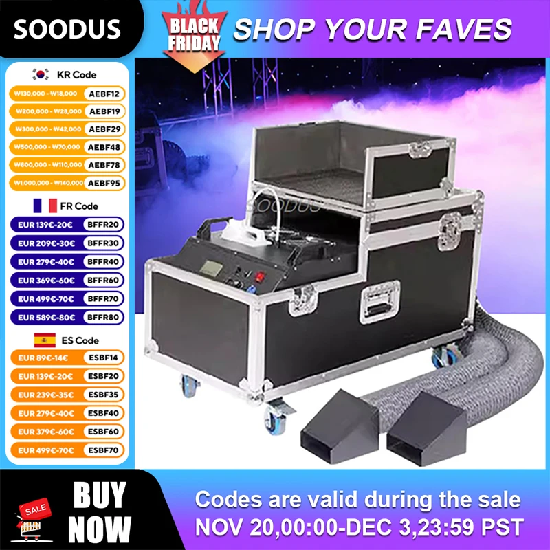 

Low Lying Fog Machine Water Smoke Machine Effect Equipment Performance Wedding Party Ktv Stage Water Mist Machine Double