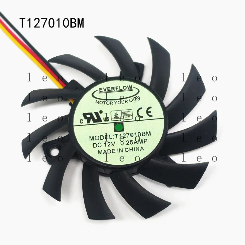 for  EVERFLOW T127010BM 6.5cm diameter, 4.0cm hole spacing, motherboard CPU silent cooling fan