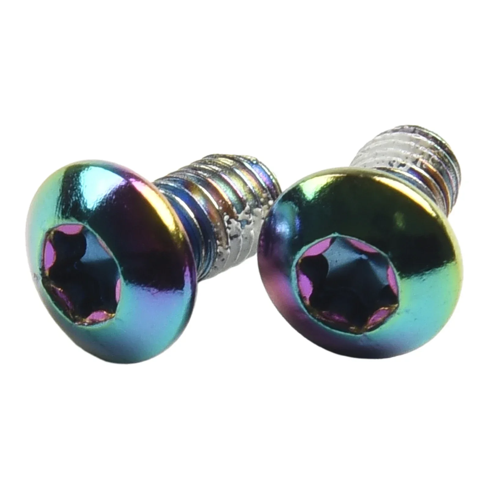 Bolts Screw Nut PRO Oil Slick Stainless Screws Stainless Steel Brake Disc Brake Colorful 12 Pack Bicycle