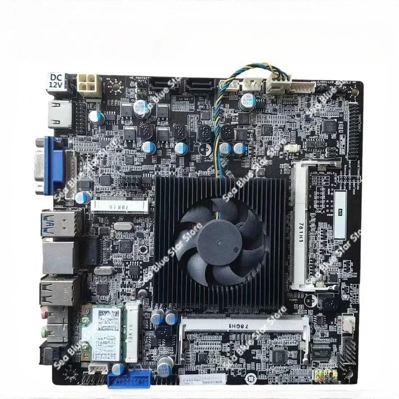 Industrial  Board N3160 J3160T Quad-core Integrated Machine Main Board DDR3 with HDMI Port, Second-hand Disassembly Main Board