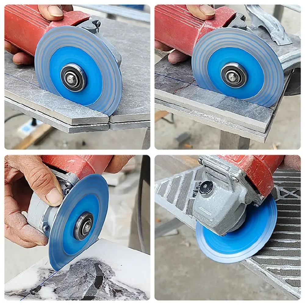 10Pcs/1Set Sharp Angle Grinder Cutting Discs Metal With Hole Ceramic Marble Cutting Disc Diamond Cut Off Rotary Tool
