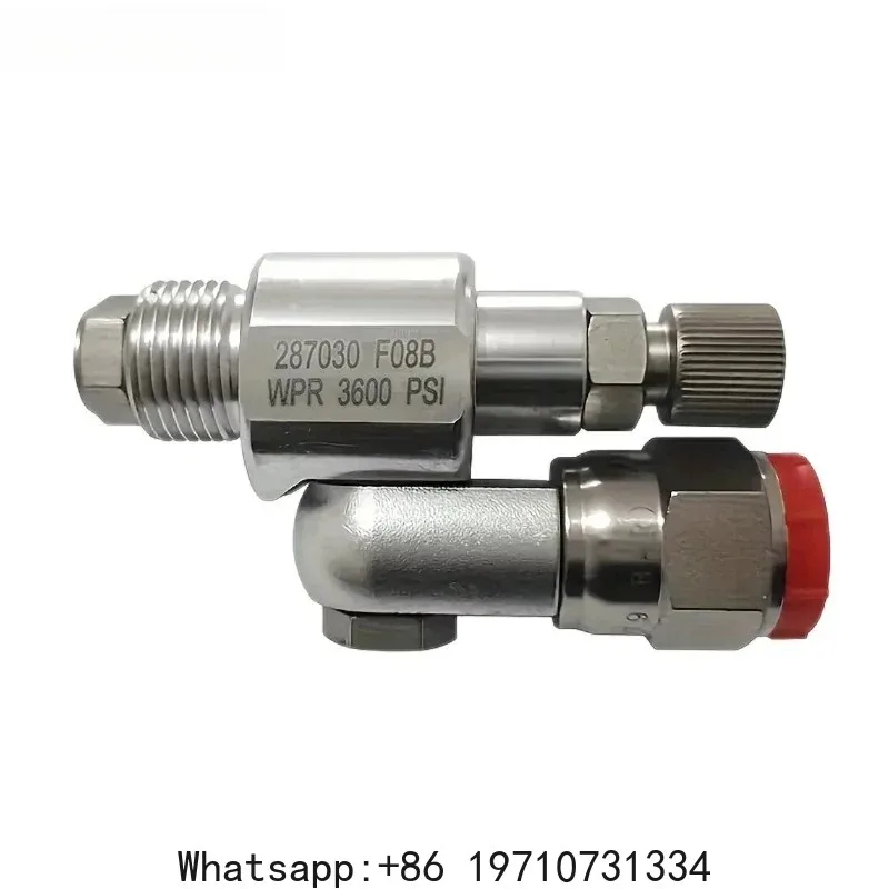 1 PCS 287030 CleanShot Shut-off Valve Swivel Joint, Thread Spray Gun Paint Sprayer Adapter, Airless Paint 7/8-Inch 180 Degree Ro